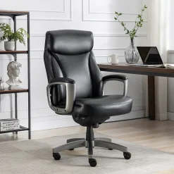 Ergonomic Chairs*La-Z-Boy Arcadian Bonded Leather Executive Chair, (60009) Black