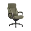Office Chairs*La-Z-Boy Arcadian Ergonomic Bonded Leather Swivel Executive Chair, Olive (60008-OLV)