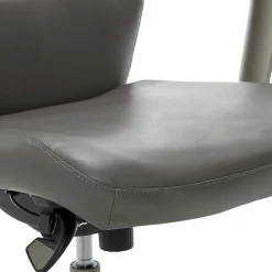 Office Chairs*La-Z-Boy Baylor Ergonomic Faux Leather Swivel Executive Chair, Gray (CHR10085C)