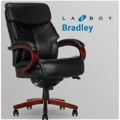 Ergonomic Chairs*La-Z-Boy Bradley Bonded Leather Executive Chair, (46089-CC) Black