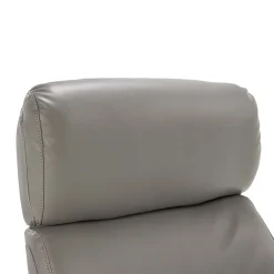 Office Chairs*La-Z-Boy Greyson Ergonomic Bonded Leather Swivel Executive Chair, Gray (CHR10086A)