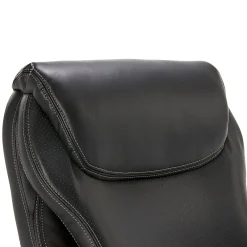 Office Chairs*La-Z-Boy Hyland Ergonomic Bonded Leather Swivel Executive Chair, Black (45779A)