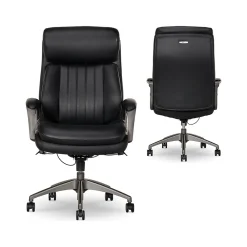 Ergonomic Chairs*La-Z-Boy Nova Ergonomic Polyurethane Swivel Executive Chair, (52372-BLK) Black