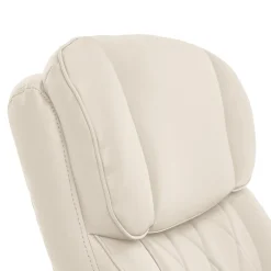 Office Chairs*La-Z-Boy Sutherland Ergonomic Faux Leather Swivel Computer and Desk Chair, (CHR10048C) Ivory