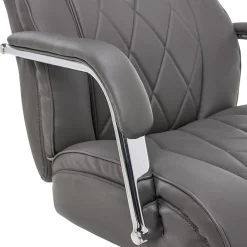 Ergonomic Chairs*La-Z-Boy Sutherland Ergonomic Faux Leather Swivel Computer and Desk Chair, (CHR10048B) Gray