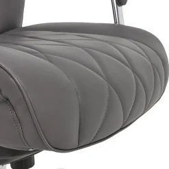 Ergonomic Chairs*La-Z-Boy Sutherland Ergonomic Faux Leather Swivel Computer and Desk Chair, (CHR10048B) Gray