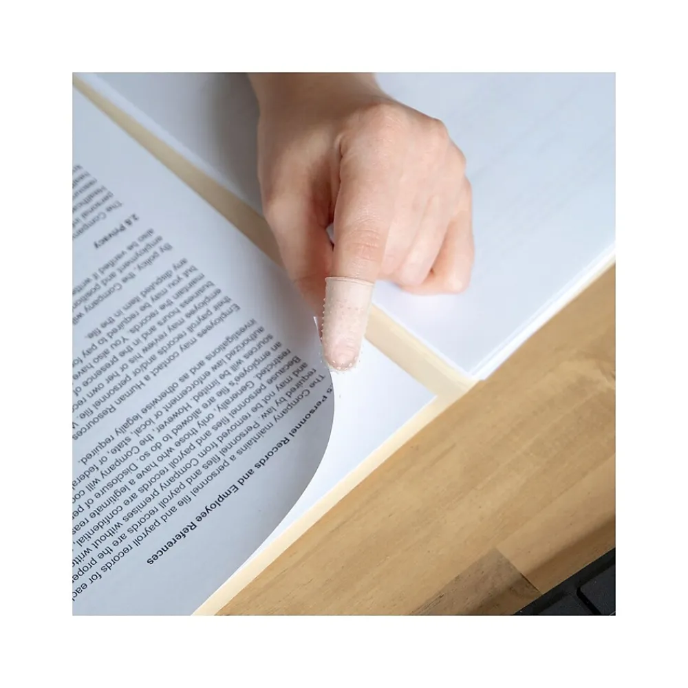 Sale Lee Assorted Sizes Fingertips, Clear, 12/Pack (41410)