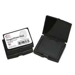 Stamps & Stamp Pads|Lee Products Inkless Fingerprint Pad, Black Ink, 3/Pack (03037)