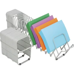 Online Lee Recycled FlexiFile Expandable Collator/Organizer, 10.25" x 10.5" x 6.5", Silver, Each (14124)