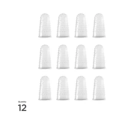 Lee Small Fingertip, Clear, 12/Pack (41030)