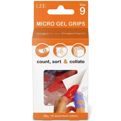 Discount Lee Tippi Grips Large Finger Pad, Assorted Colors, 10/Pack (61090)