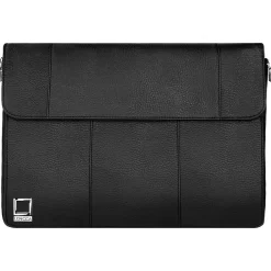 Laptop Bags|Lencca Axis 15.4" Canvas Laptop Bag, TSA Checkpoint Friendly, Black (LENLEA322)