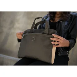 Messenger Bag Notebook Case fits 13.3 Inch Laptop, Forest Green (PT_LENLEA121_13)<Lencca Sale