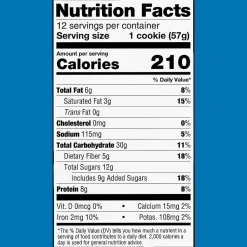 Lenny & Larry's Chocolate Chip Cookies, 2 oz., 12 Packs/Box (220-02081)