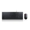 Lenovo Essential Wired Combo Ergonomic Keyboard and Mouse, Black (4X30L79883)