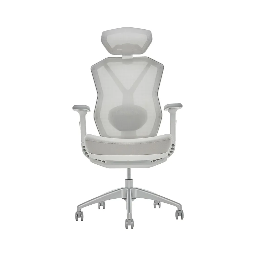 Gaming Chairs*Lenovo Legion Mesh Ergonomic Racing Gaming Chair, Light Gray (52015LGRY)