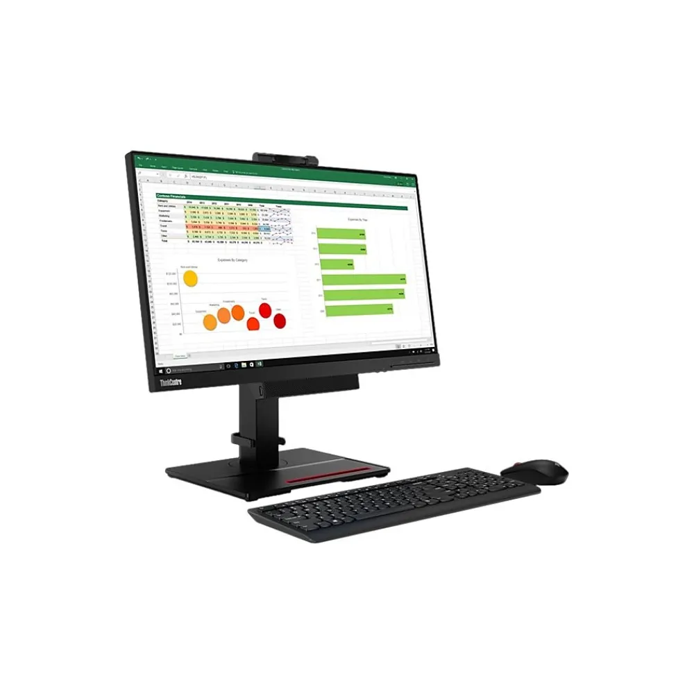 Clearance Lenovo ThinkCentre Tiny-In-One 24 Gen 4 11GDPAR1US 23.8" LED Monitor, Black