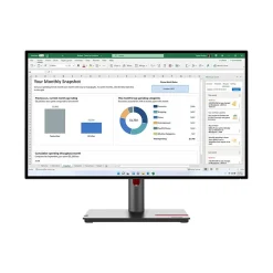 Outlet Lenovo ThinkVision P27h-30 27" WLED Monitor, Black (63A1ZAR1US)