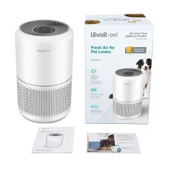 Levoit Core Pet Care True HEPA Tower Air Purifier, White (HEAPAPLVNUS0035)