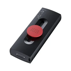 Lexar JumpDrive D300 Dual 64GB USB 3.2 Gen 1 Type-C/Type-A Flash Drive, Black/Red, 2/Pack (LJDD300064G-B2BNU)