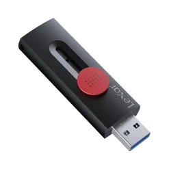 Outlet Lexar JumpDrive D300 Dual 128GB USB 3.2 Gen 1 Type-C/Type-A Flash Drive, Black/Red, 2/Pack (LJDD300128G-B2BNU)