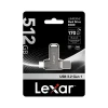 Lexar JumpDrive D400 Dual 512GB USB 3.2 Type-C/Type-A Flash Drive, Gray (LJDD400-512G-BNQNU)