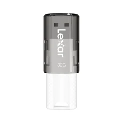 Discount Lexar JumpDrive S60 32GB USB 2.0 Type A Flash Drive, Grey/White, 3/Pack (LJDS60-32GB3NNU)