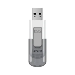 Best Lexar JumpDrive V100 128GB USB 3.0 Flash Drive, Gray, 2/Pack (LJDV100128G-B2HNU)