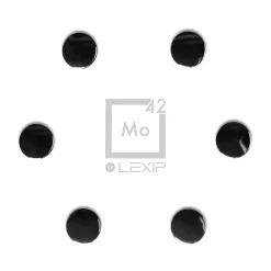 Lexip JVAPCM00434 Mouse Ceramic Glide Feet Mo42, Black