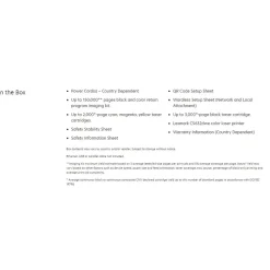 Lexmark CS632dwe Laser Printer, Single-Function, Print (LEX50M0060)