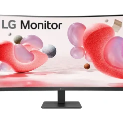 Sale LG 31.5" Curved FHD 100 Hz LCD Monitor, Matte Black (32BR50C-B)