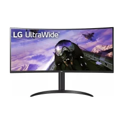 Sale LG 34" UltraWide Curved WQHD 160Hz Gaming Monitor with AMD FreeSync Technology, Black (34BP65C-B)