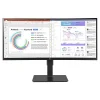 Hot LG 34" UltraWide WQHD Curved IPS 60 Hz LED Monitor with Built-in Universal Docking Station, Business Black (34BQ77QB-B)