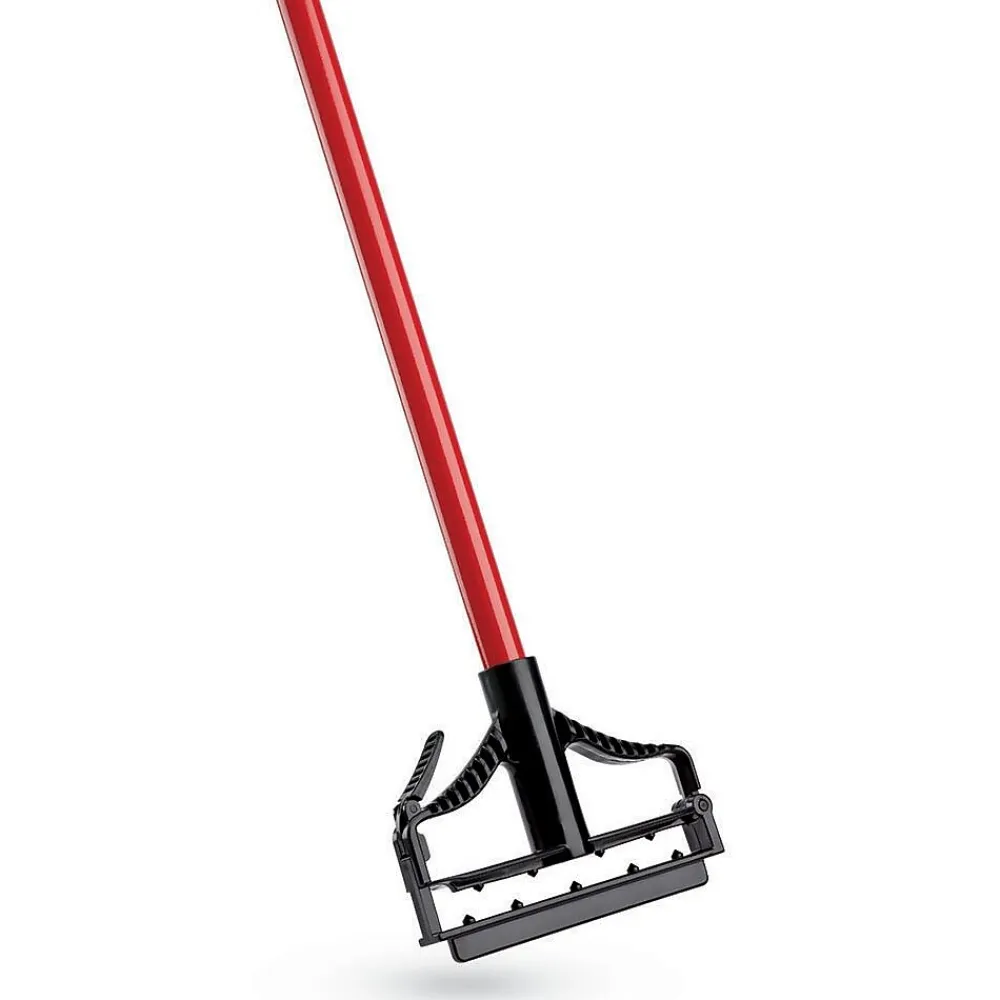 Wet Mop Handle, Red/Black, 6/Carton (0982006)<Libman Sale