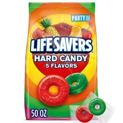 LifeSavers Life Savers 5 Flavors Hard Candy, Party Size, 50 oz., 376 Pieces (WMW28098)