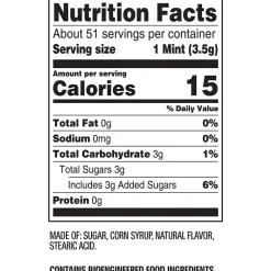 LifeSavers Life Savers Pep O Mint Candy, 6.25 oz. (NFG08503)