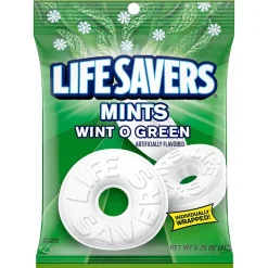 LifeSavers Life Savers Wint O Green Mints Candy Bag, 6.25 oz (NFG885041)