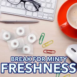 LifeSavers LIFE SAVERS Wint-O-Green Individually Wrapped Breath Mints, 2.5 lb. Stand-up Bag (LEFEWINT6)