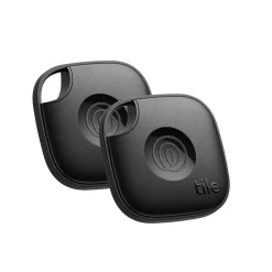 Life360 Tile Mate Bluetooth Tracker, Black, 2/Pack (RE-60012)<Tile by Life360 Outlet