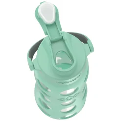 Lifefactory Glass Water Bottle, 22 oz., Mint (LIFLG4321MMI4)