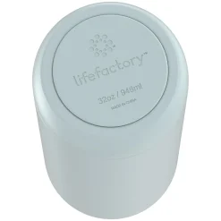 Lifefactory Stainless Steel Double Wall Insulated Water Bottle, 32 oz., Mint (LIFLS365MMI4)