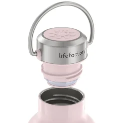 Lifefactory Stainless Steel Double Wall Insulated Water Bottle, 32 oz., Desert Rose (LIFLS365MDR4)