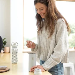 Lifefactory Tumbler, Stone Gray, 16 oz. (LS324MCG4)