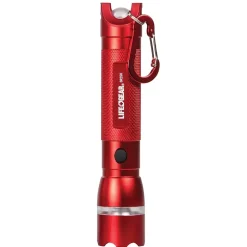 LifeGear Life+Gear 7" 300-Lumen Search Light 300 + Emergency Signaling, Red (AA35-60538-RED)