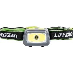 Life+Gear 330-Lumen Spot & Flood COB Headlamp, Gray (41-3912)