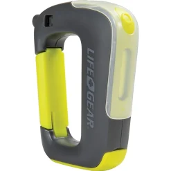 Life+Gear 250-Lumen USB-Rechargeable Clip-Light Flashlight, Black (41-3932)