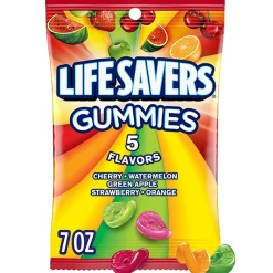 LifeSavers 5 Flavors Gummies Candy, 7 oz. (08342)