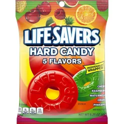 LifeSavers 5 Flavors Hard Candy, 6.25 oz. (NFG885011)