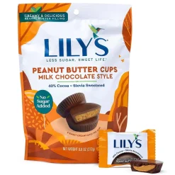 Lily’s Lily's Milk Chocolate Peanut Butter Cups, 9.6 oz. (220-02042)