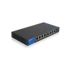 Online Linksys 8-Port Gigabit Ethernet Unmanaged Switch, 10/100/1000 Mbps, Black (LNKLGS108P)